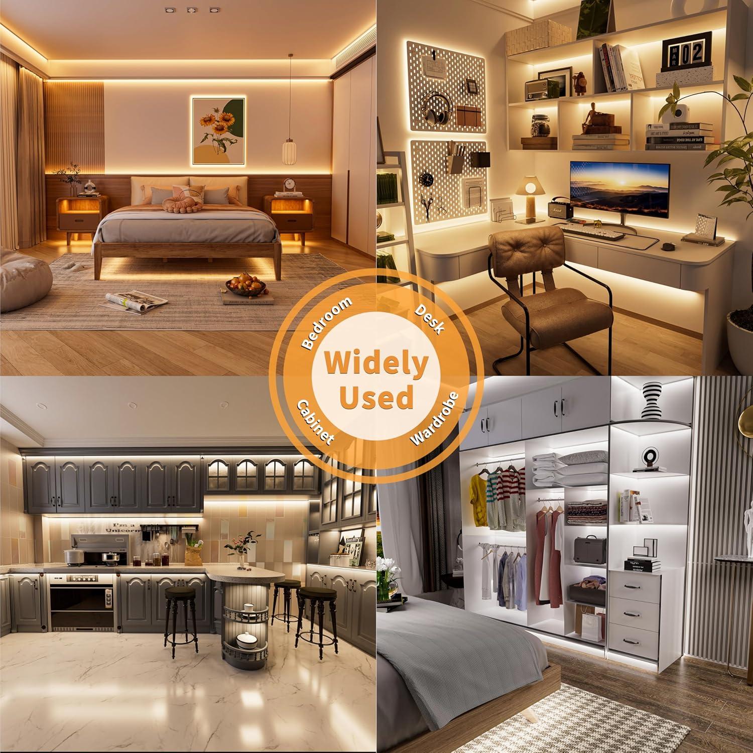 Tira LED COB PAUTIX 2m 2700K-6500K Dimmable con Control Remoto