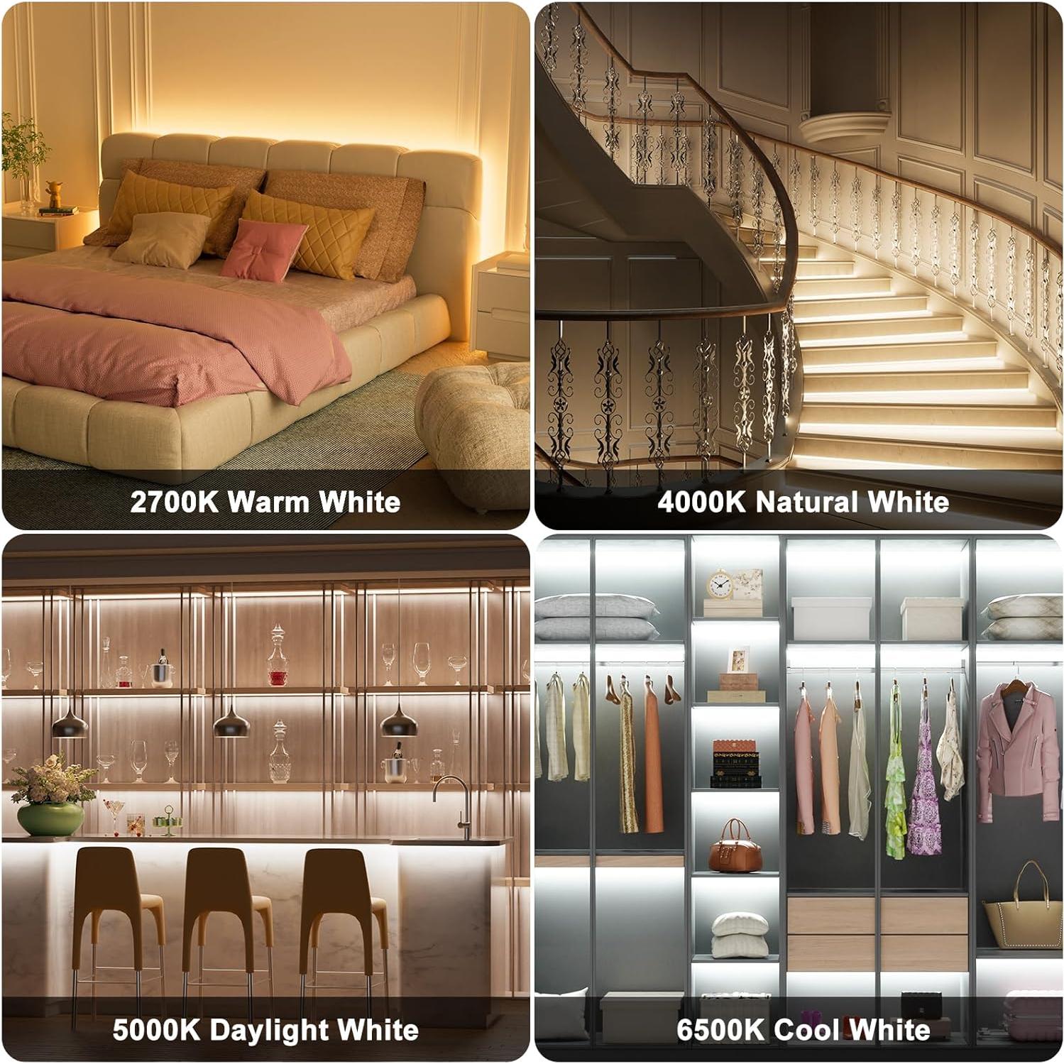 Tira LED COB PAUTIX 2m 2700K-6500K Dimmable con Control Remoto