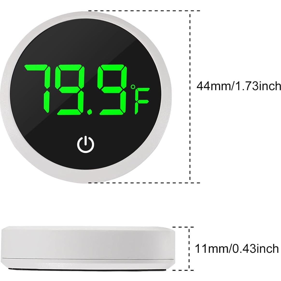 Termómetro Digital para Acuario DORHEA 2 Pcs LED Táctil 0-60°C