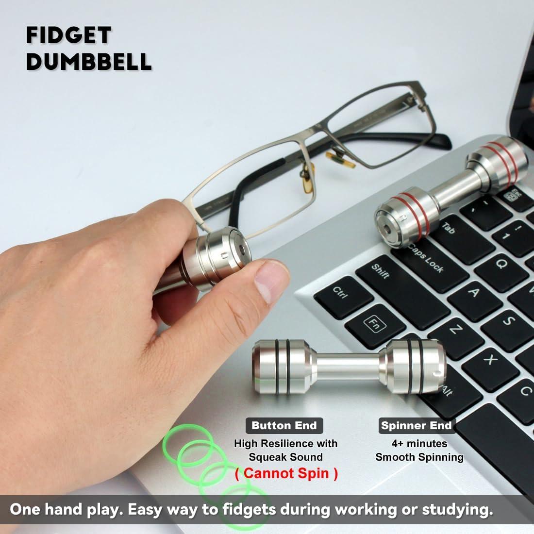 Spinner Antiestrés Jodozorn de Metal 2 en 1 Plata