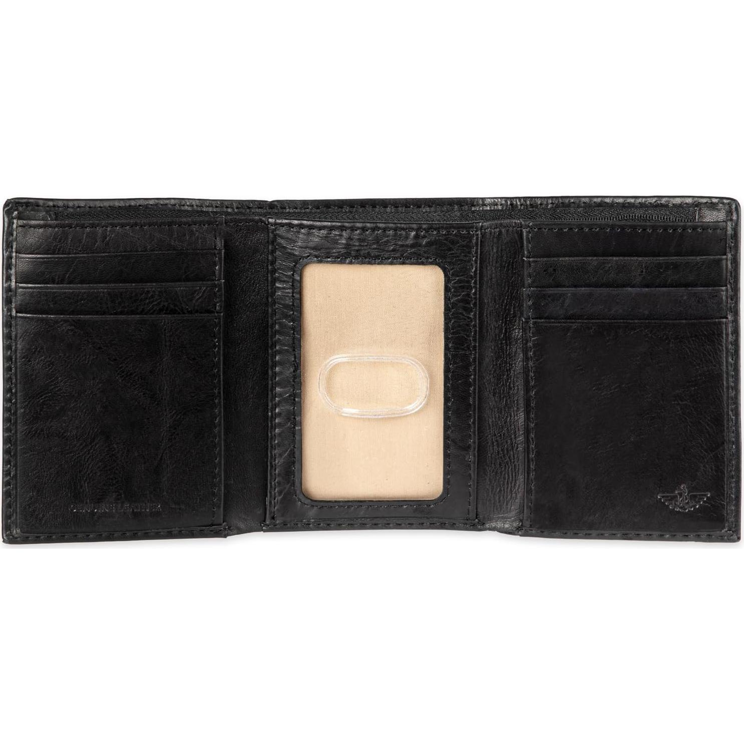 Cartera Trifold Slim Dockers para Hombre con 12 Ranuras y RFID