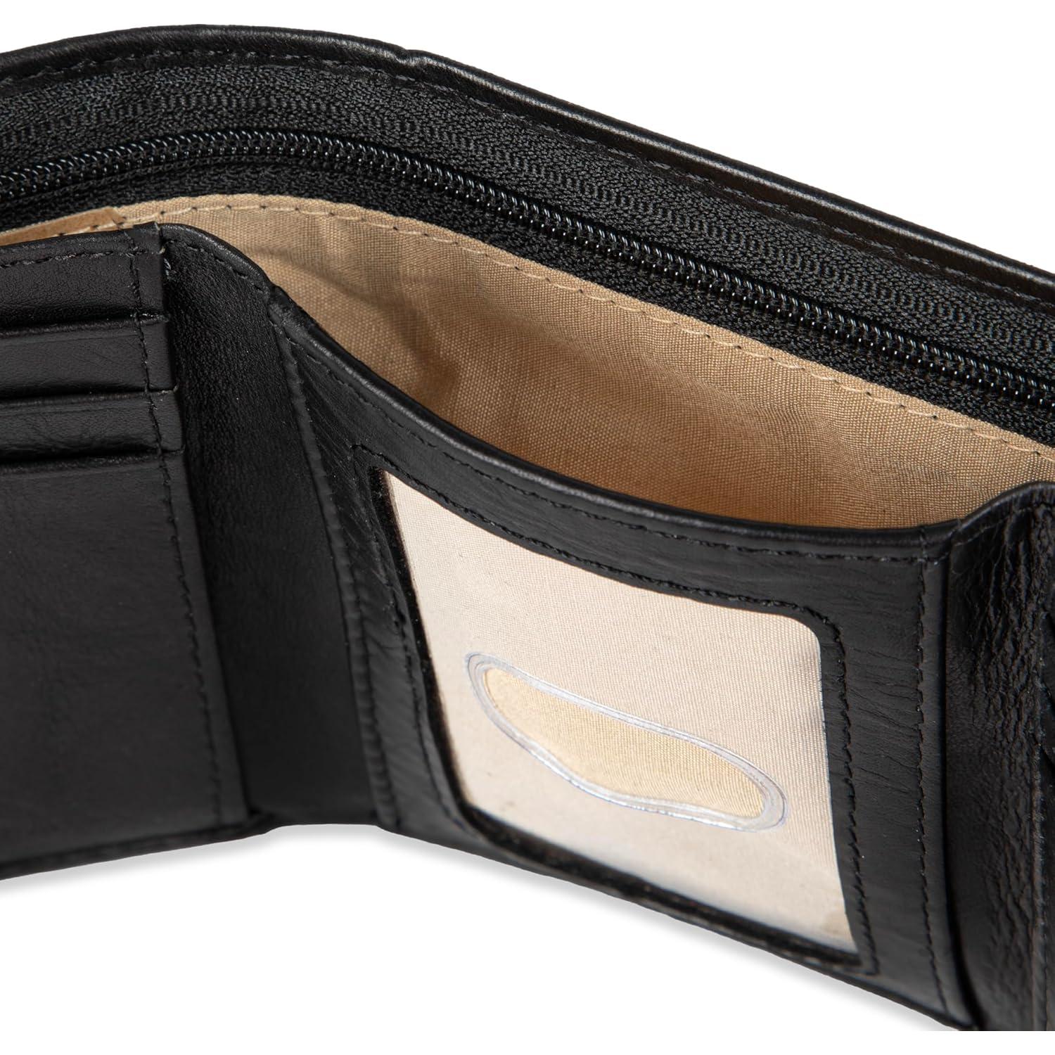 Cartera Trifold Slim Dockers para Hombre con 12 Ranuras y RFID