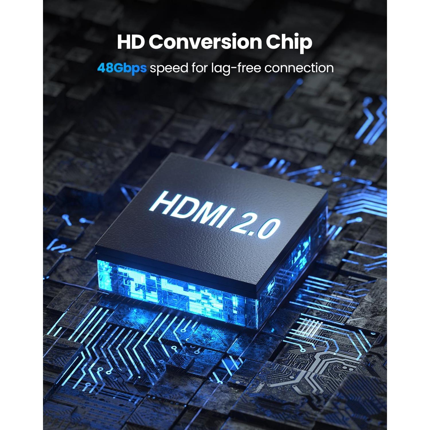 Adaptador USB-C a HDMI 4K 60Hz Wegear - Compatible iPhone, MacBook