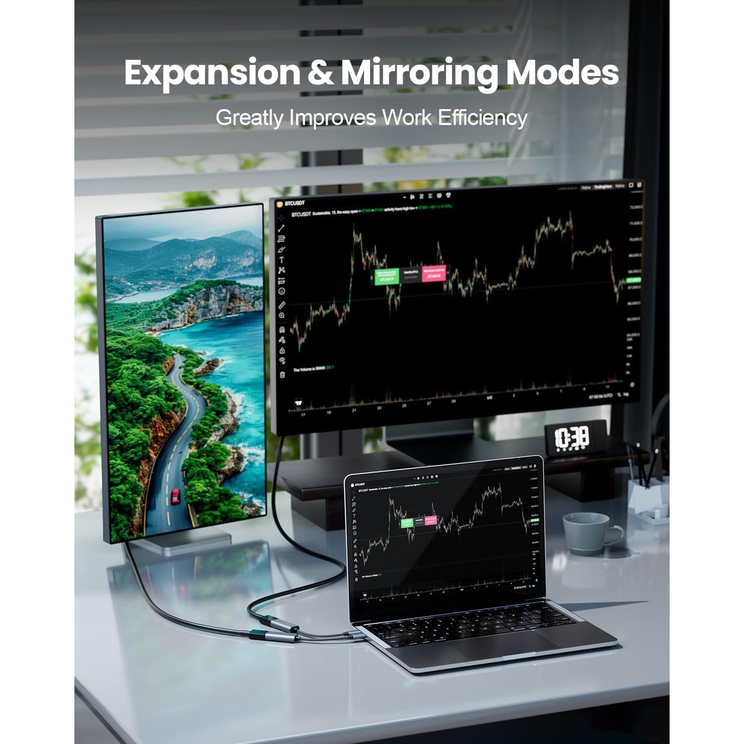 Adaptador USB-C a HDMI 4K 60Hz Wegear - Compatible iPhone, MacBook