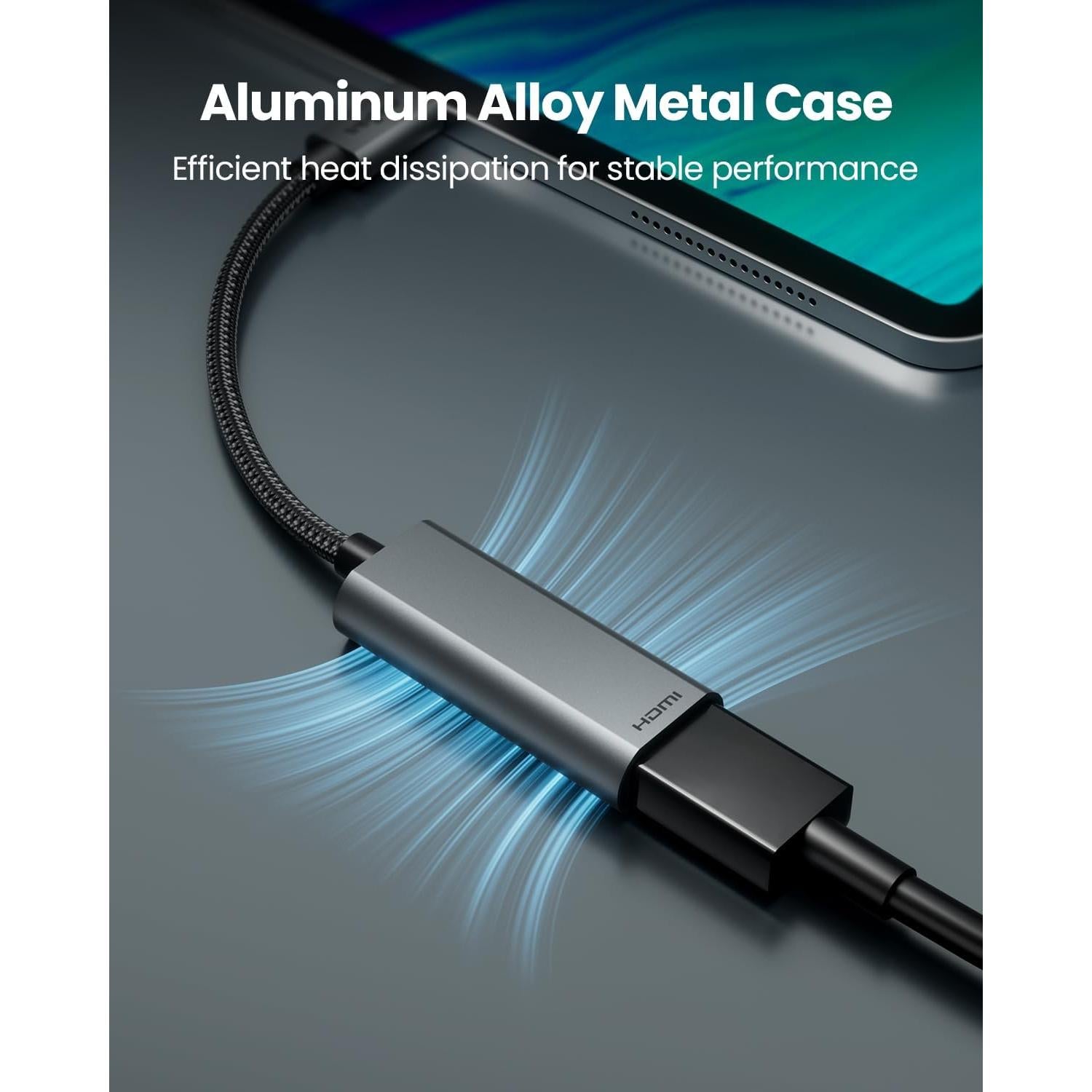 Adaptador USB-C a HDMI 4K 60Hz Wegear - Compatible iPhone, MacBook