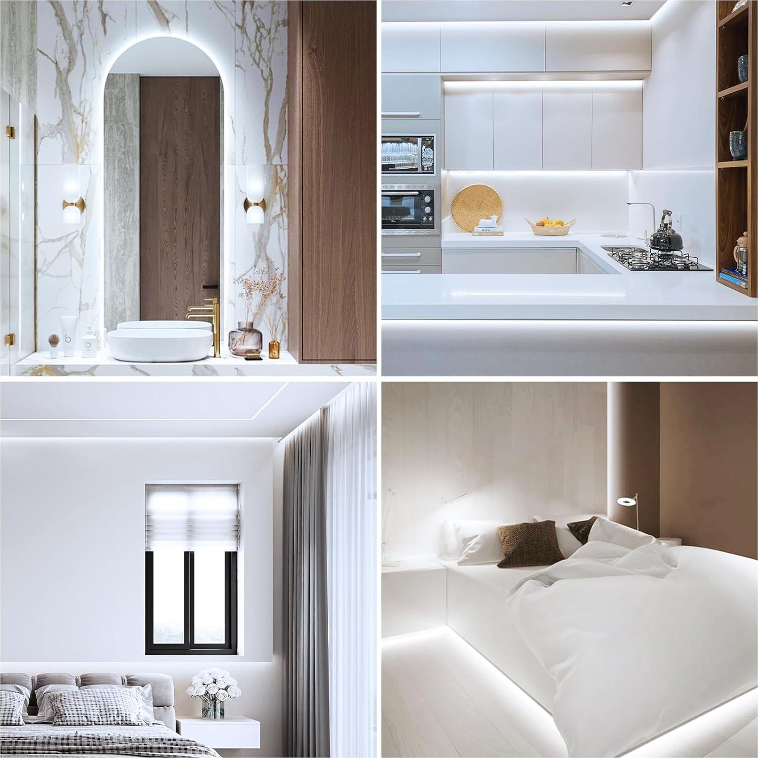 Tira LED Olafus 5m Regulable 300 LEDs 6000K Luz Blanca