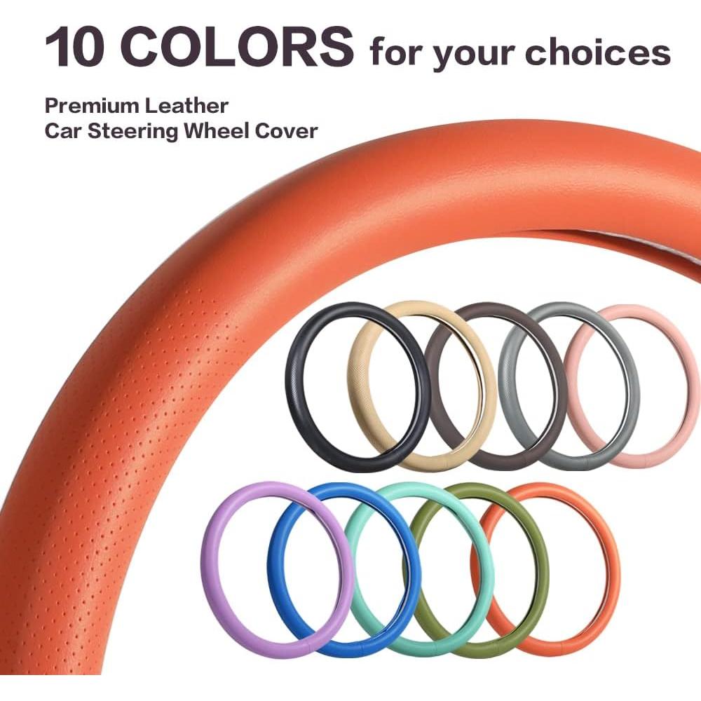 Cubierta de Volante VARGTR DKFXPT001 37-38 cm Cuero Antideslizante