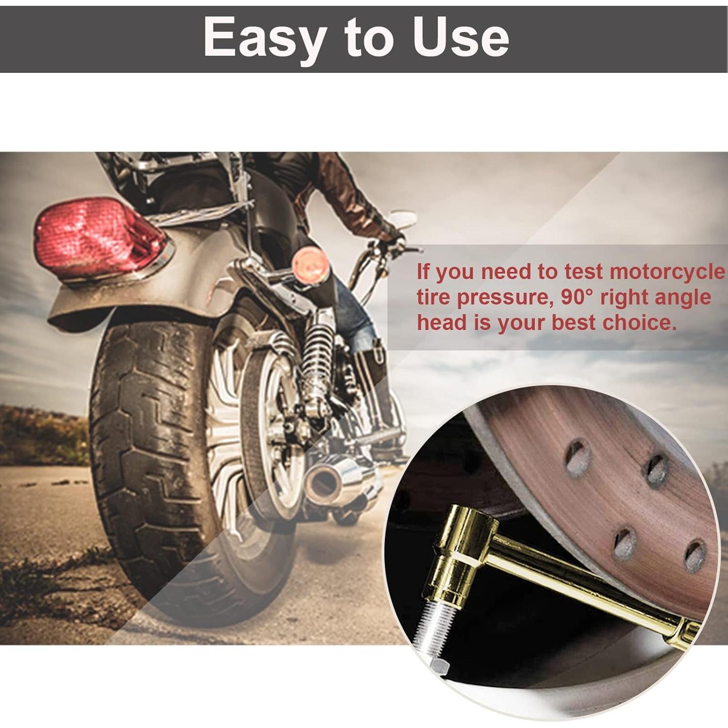 Manómetro de Presión de Neumáticos PUIBERS 60 PSI con Chuck 90°