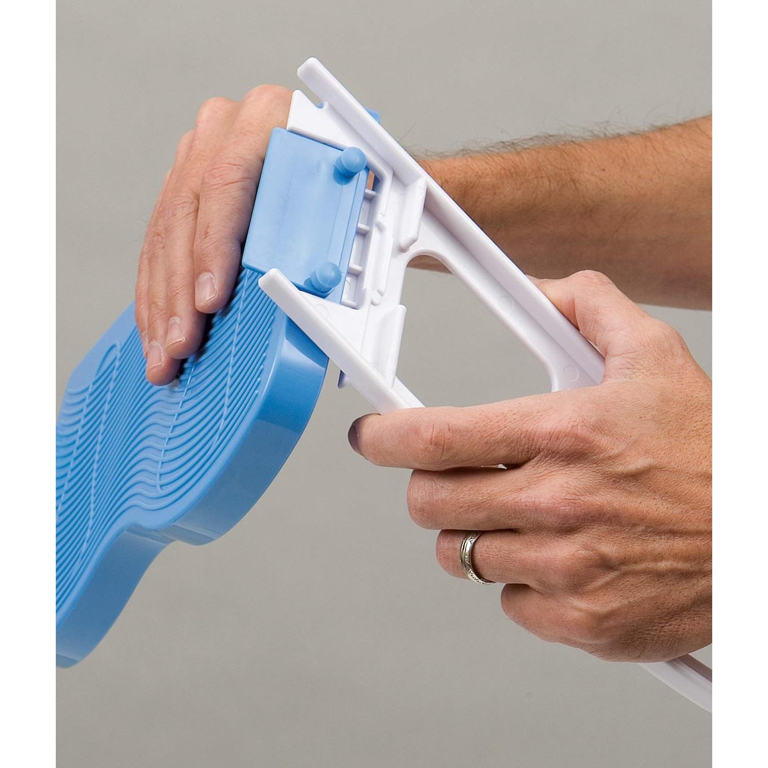 Asiento de Inodoro Acolchado Mommy's Helper Azul/Gris