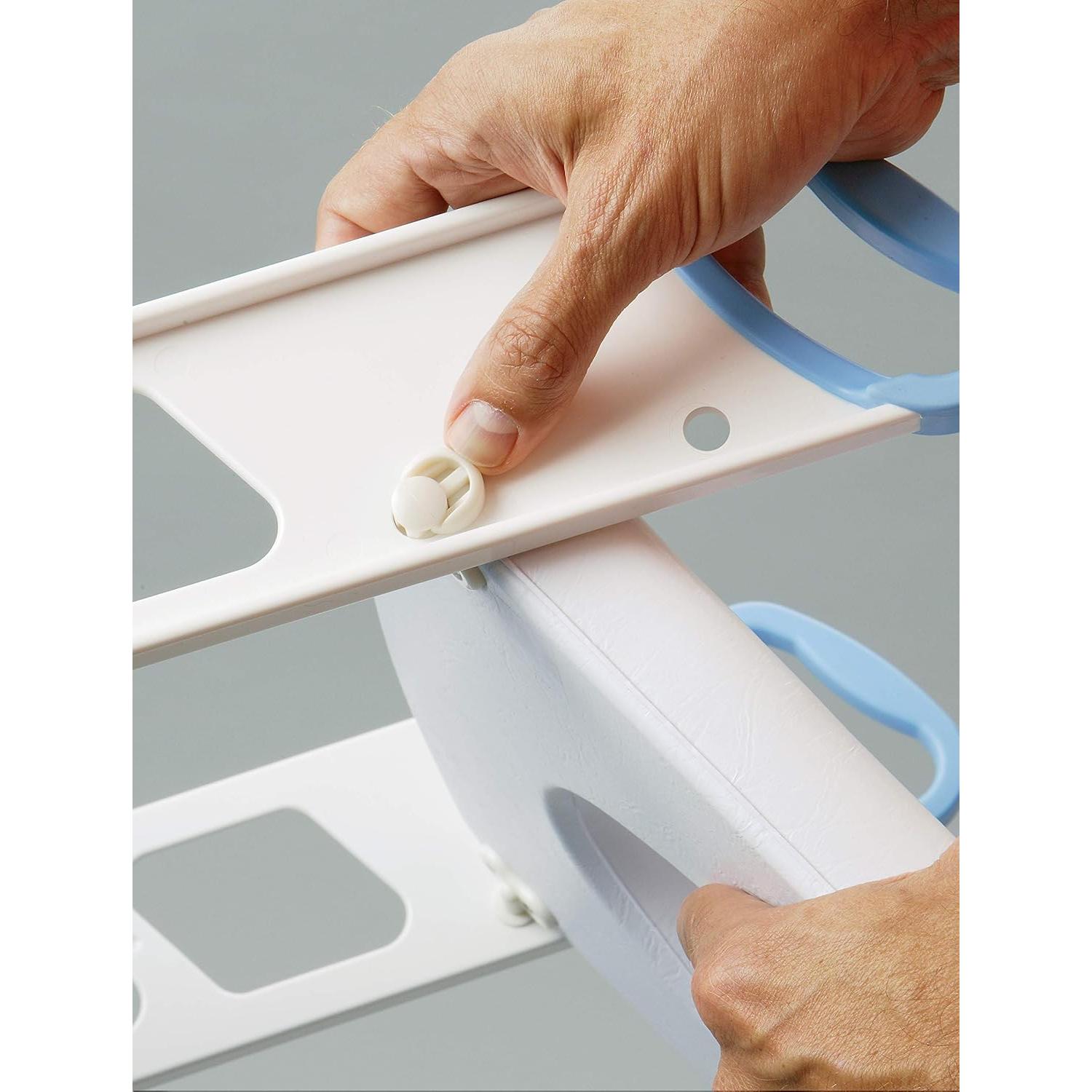 Asiento de Inodoro Acolchado Mommy's Helper Azul/Gris