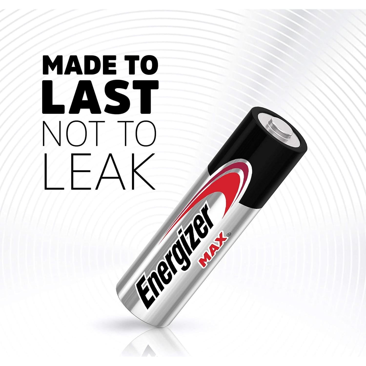 Baterías Alcalinas AA Energizer MAX 2 Unidades Larga Duración