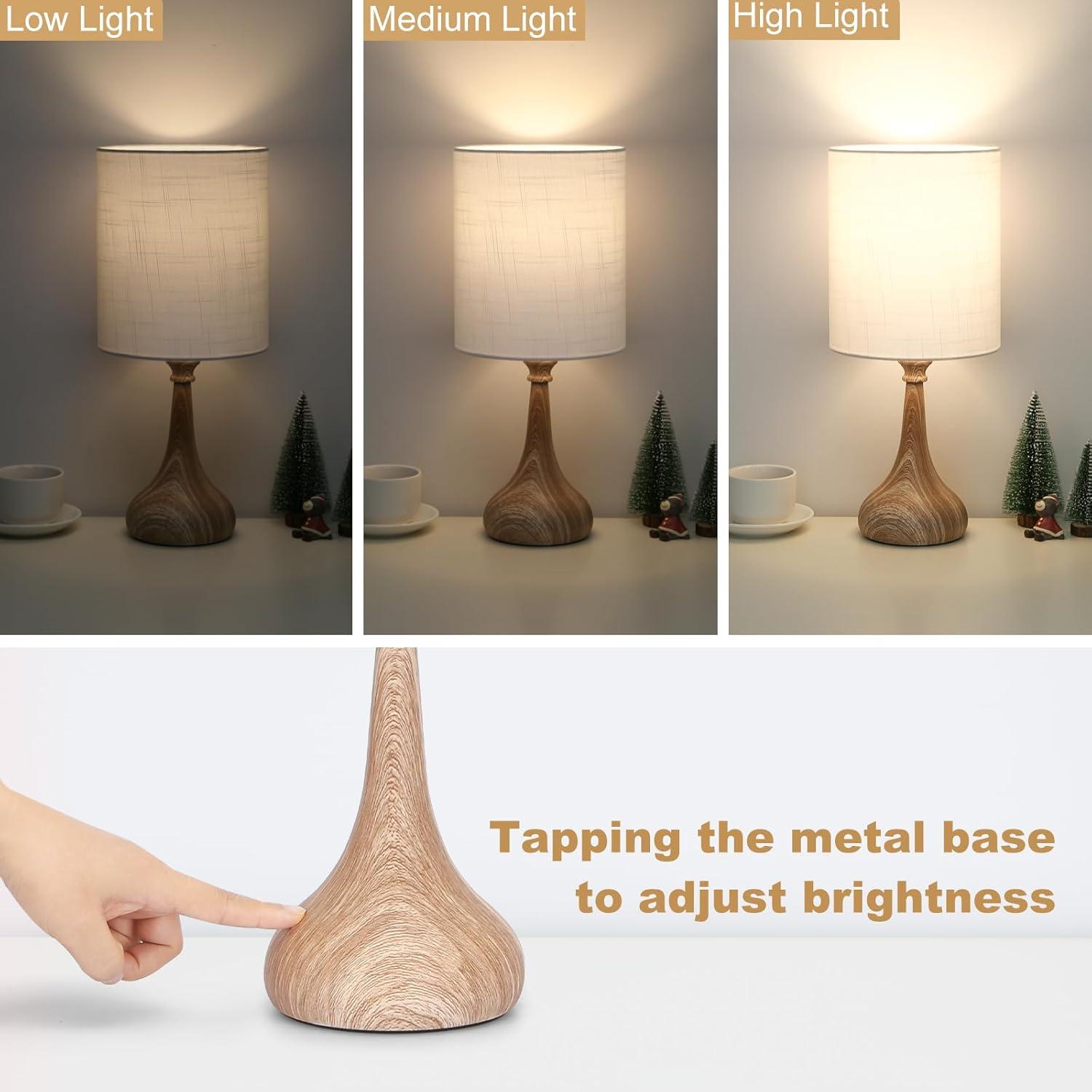 Lámpara de Mesa Táctil Boncoo 40.6cm Regulable LED 9W