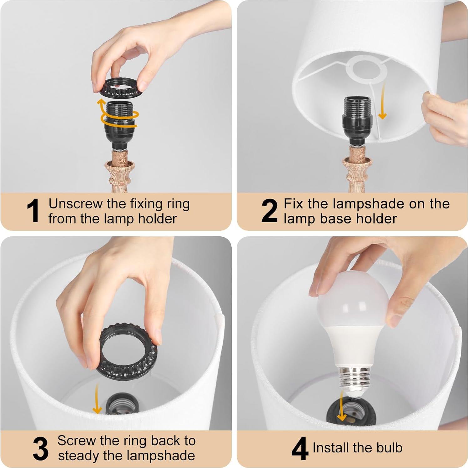 Lámpara de Mesa Táctil Boncoo 40.6cm Regulable LED 9W