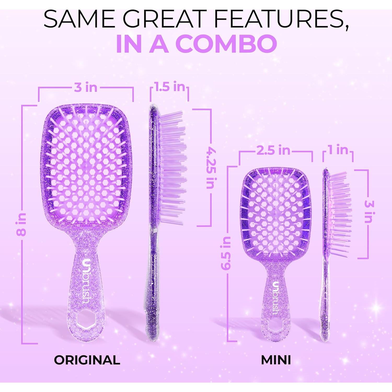 Cepillos Desenredantes FHI Heat UNbrush DuoFlex - Lavanda