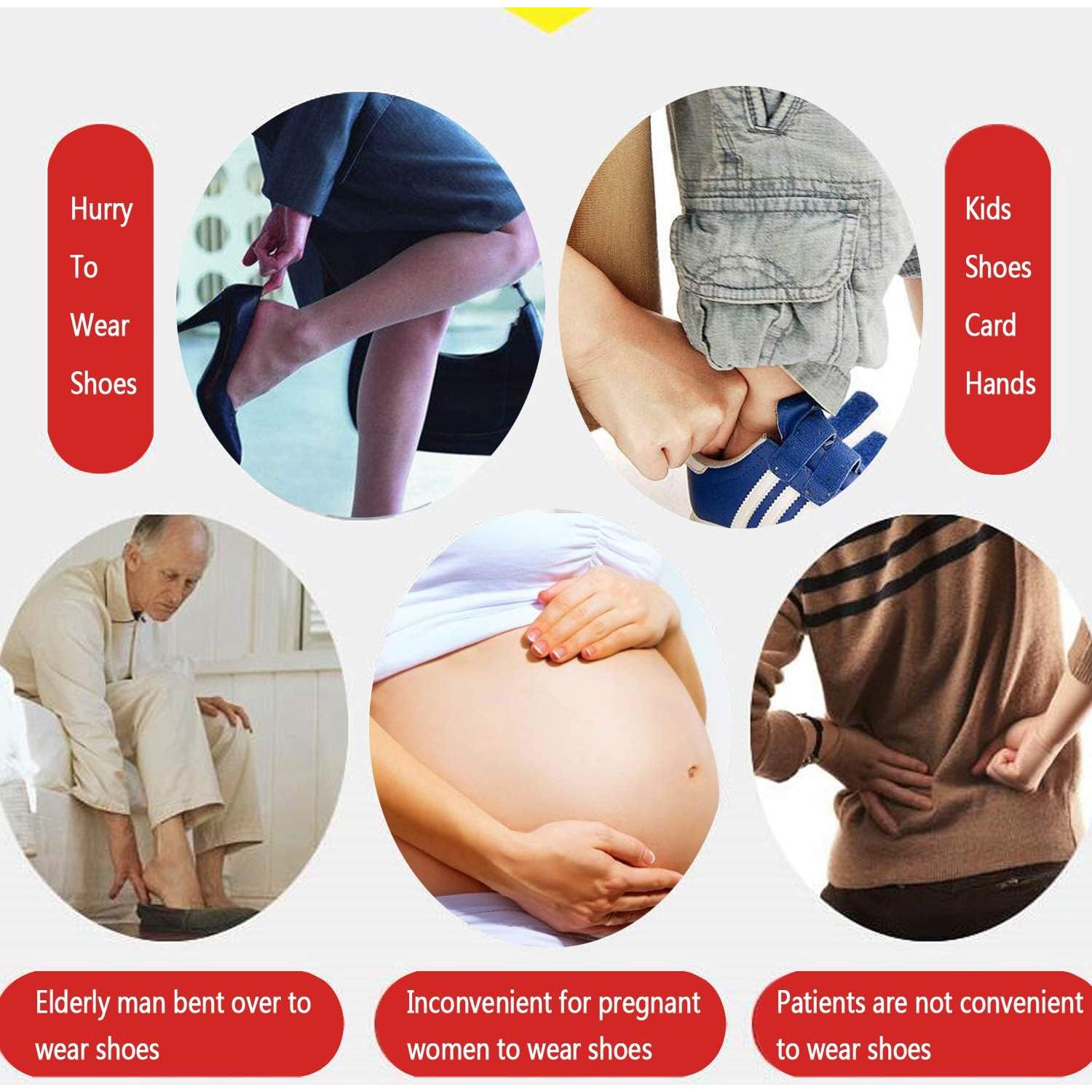 Cuerno de Zapato Ginkgo ABS Largo 45.72 cm Azul