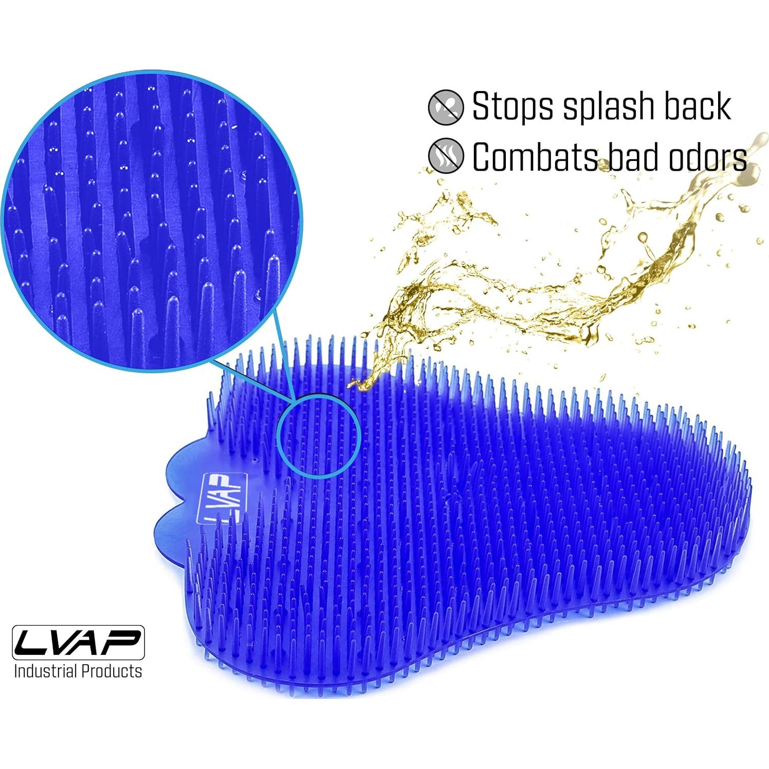 Desodorante de Pantalla de Urinal LVAP AntiSplash Azul - 12 Pzas