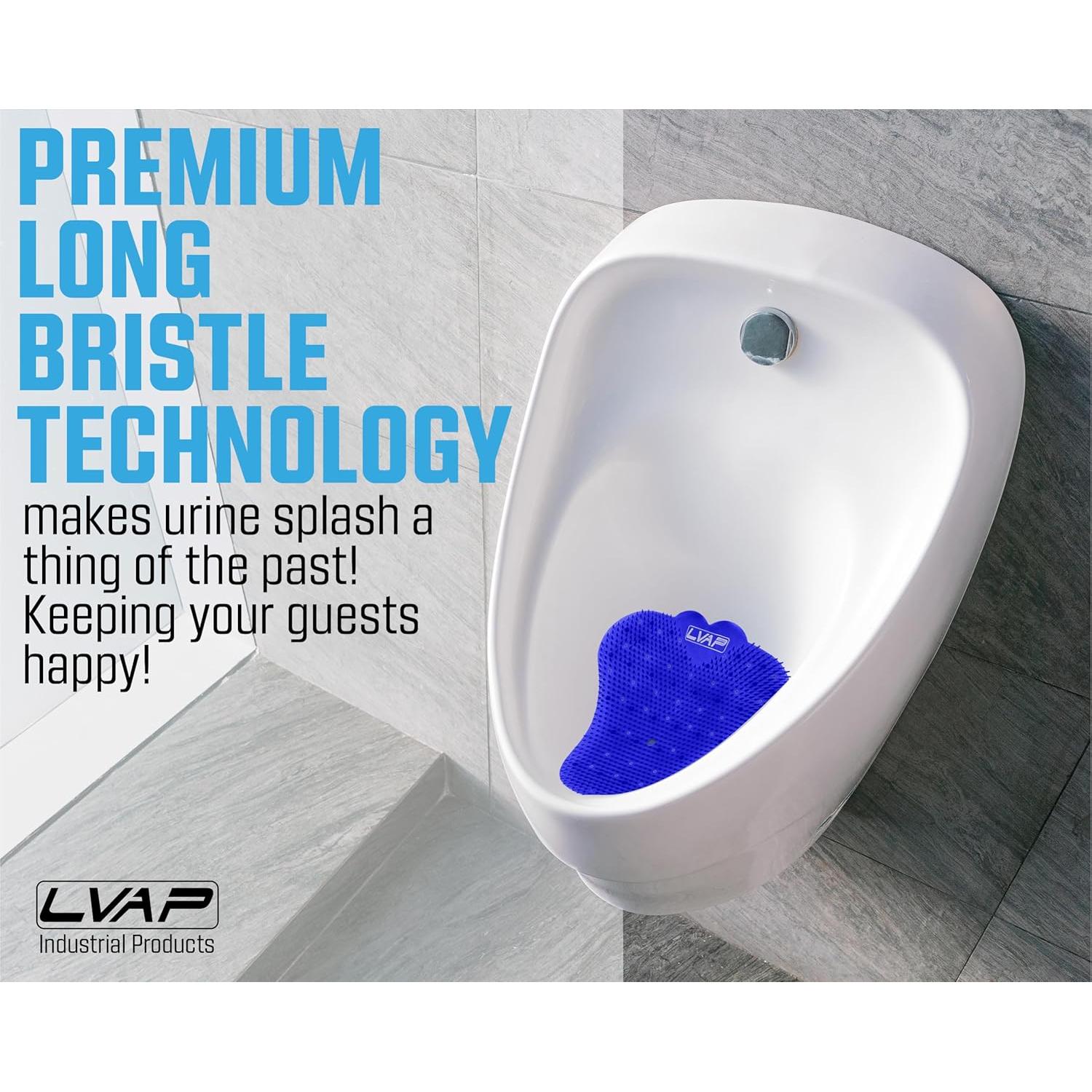 Desodorante de Pantalla de Urinal LVAP AntiSplash Azul - 12 Pzas