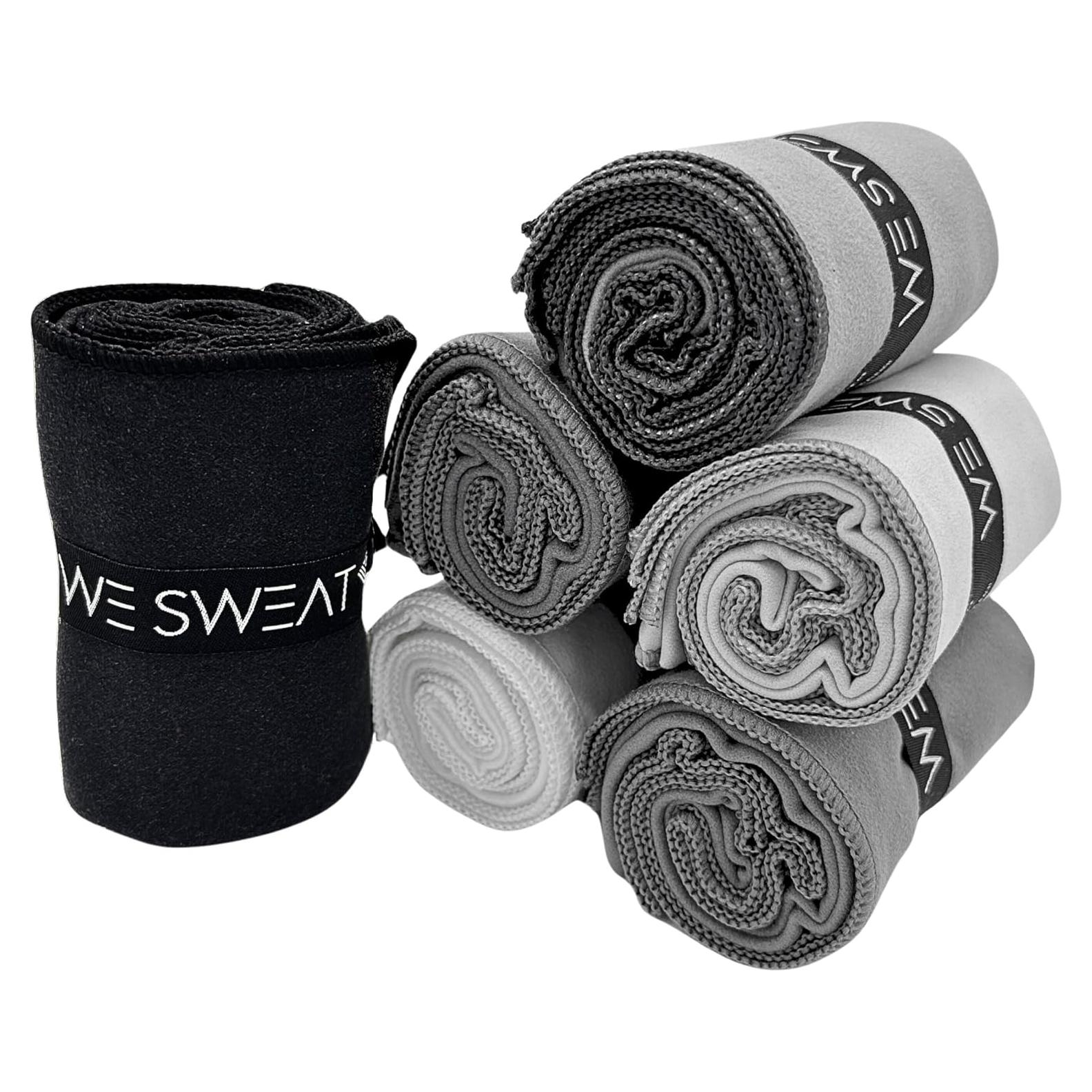 Toallas de Microfibra We Sweat - Paquete de 6, Secado Rápido