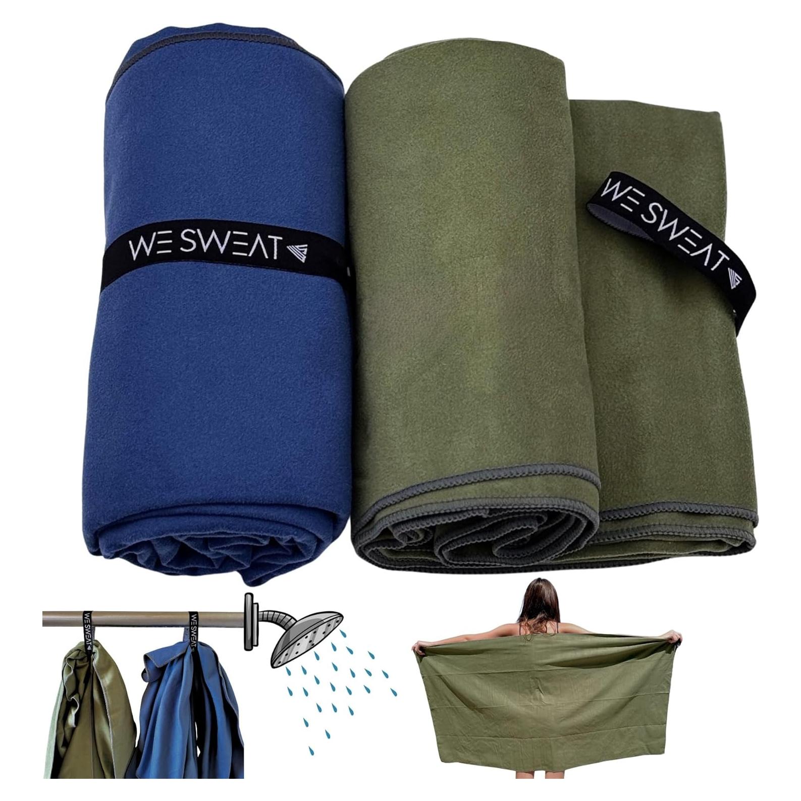 Toallas de Ducha Microfibra We Sweat 2 Piezas Secado Rápido