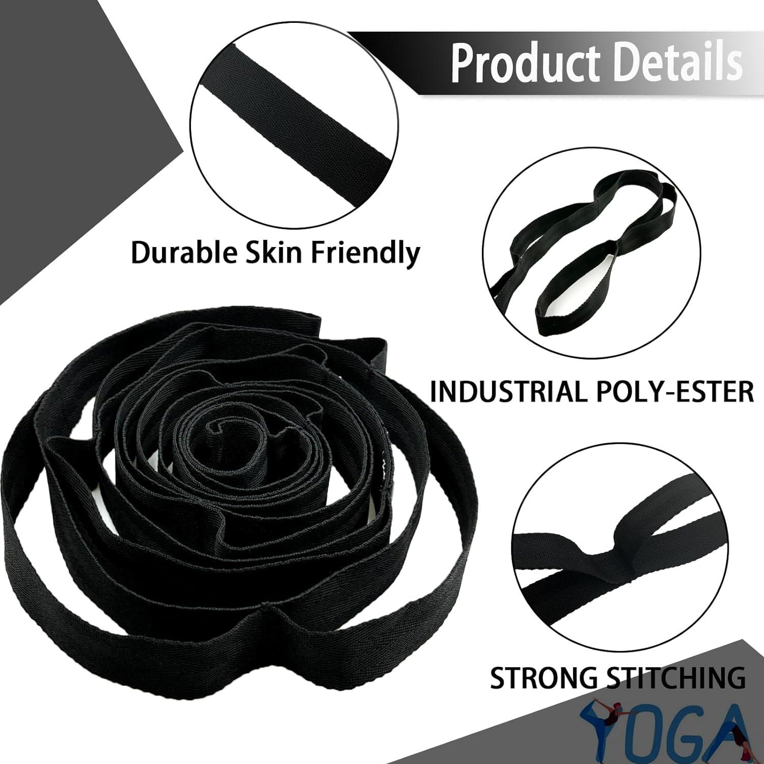 Correa de Estiramiento Oak-Sports 190.5 cm para Yoga y Pilates