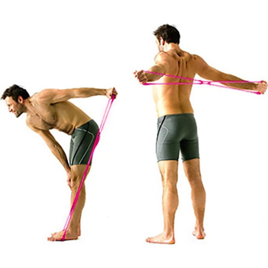 Círculos de Fitness KEVENZ - Anillo de Pilates 38 cm + Banda Resistencia