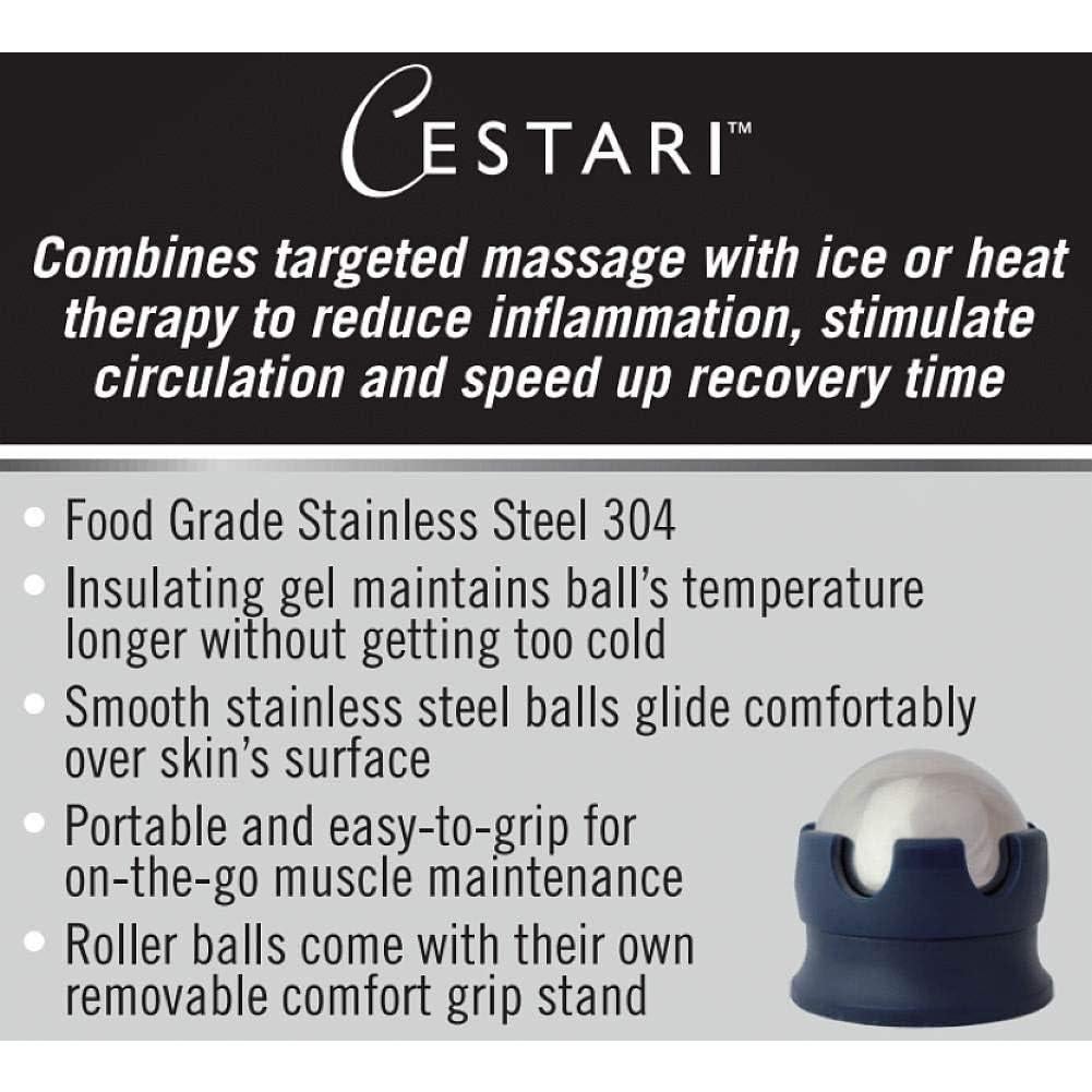 Bola de Masaje Caliente y Fría Cestari 55mm Alivio Muscular