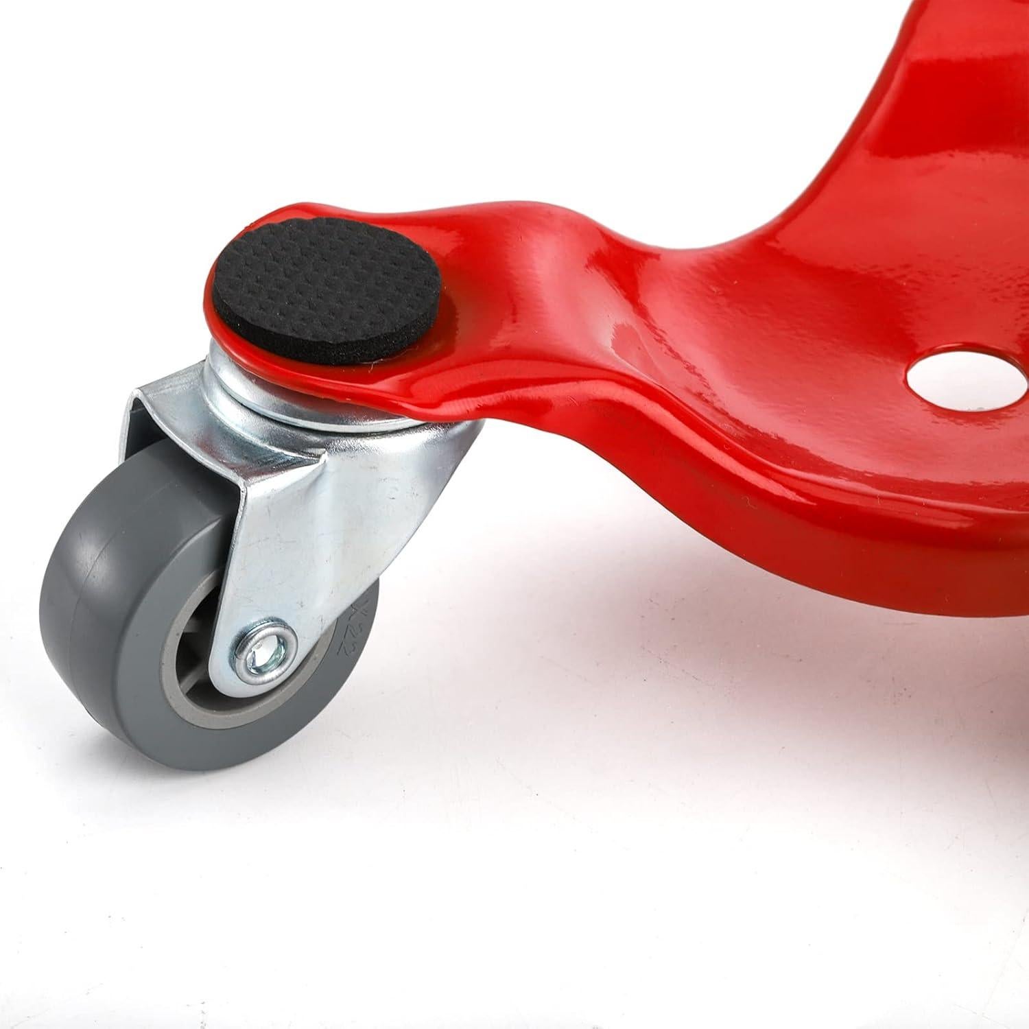 Carro Tri-Dolly de Acero ZEAYEA 4 Piezas 90,72 kg 16 cm