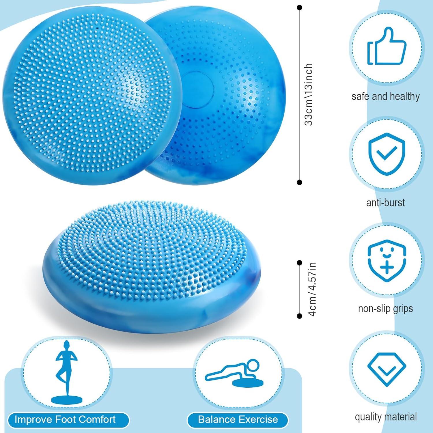 Cojín Inestable Libima 4 Pcs para Niños y Adultos 33 cm