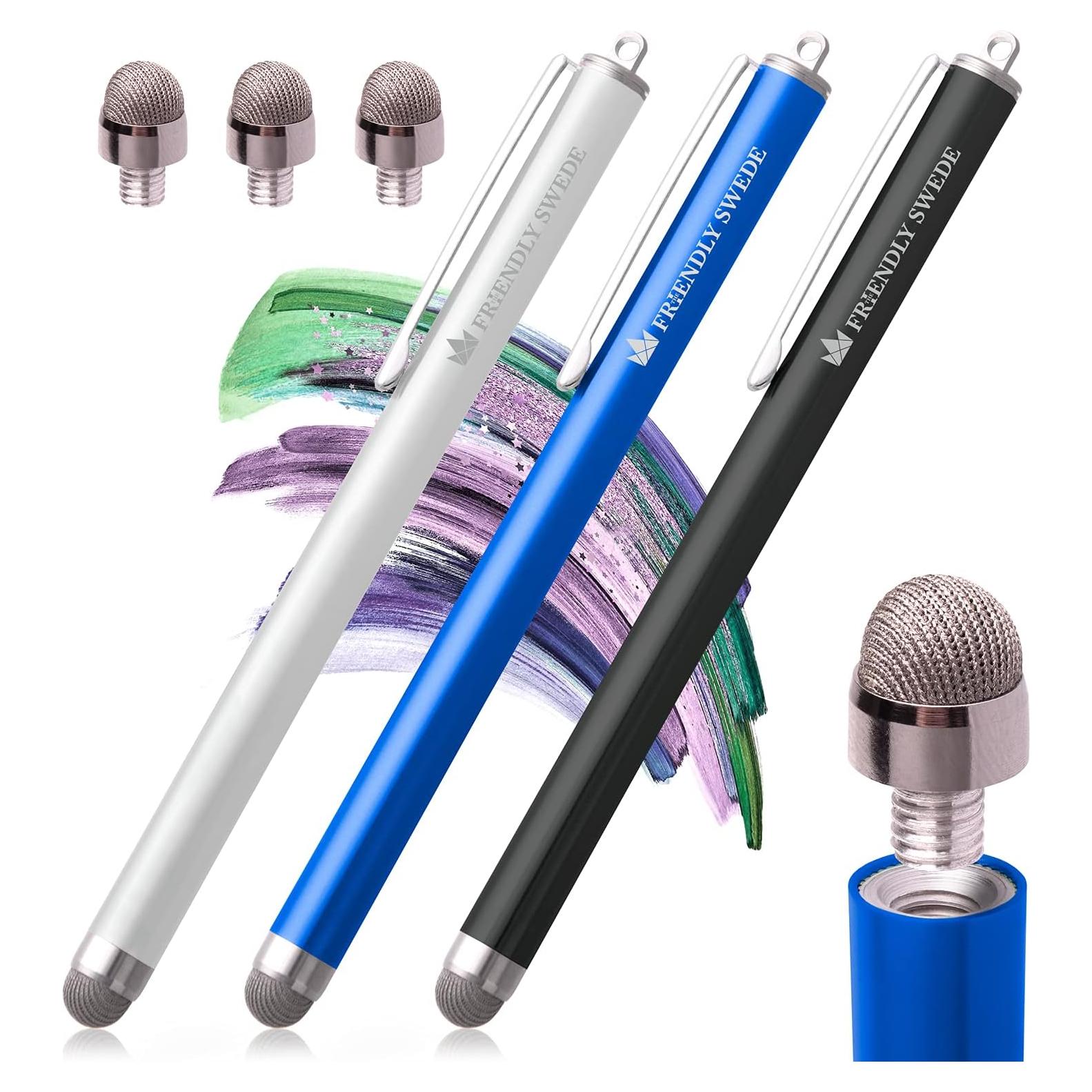 Lápiz Estilográfico El Amigable Swede - Paquete de 3 Puntas de Fibra