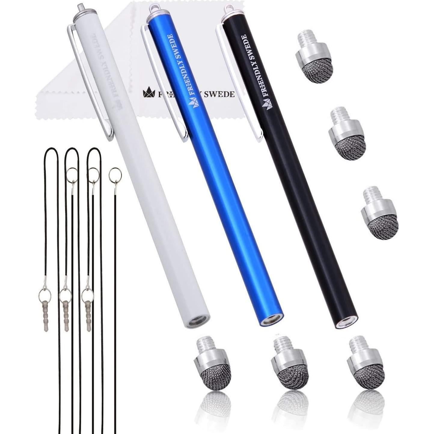 Lápiz Estilográfico El Amigable Swede - Paquete de 3 Puntas de Fibra