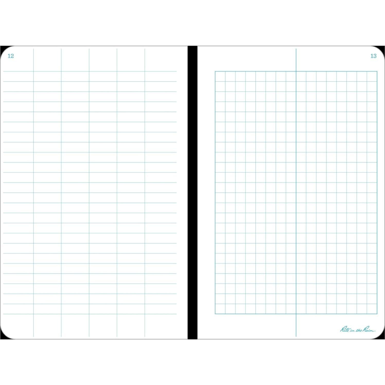 Cuaderno Impermeable Rite in the Rain 350F Amarillo 19.1x12.1 cm