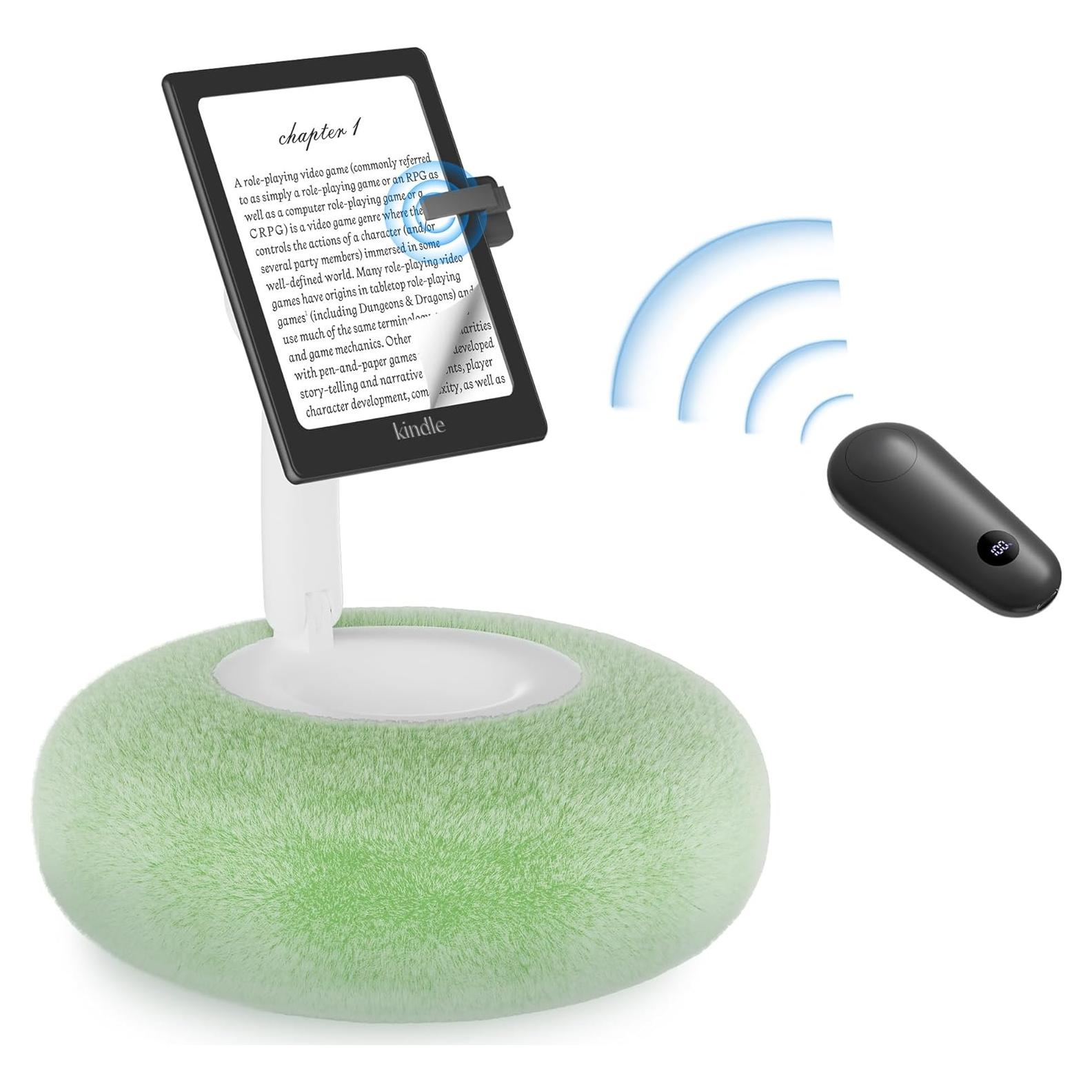 Soporte Magnético para Kindle y Teléfonos - Verde, Ajustable 360°