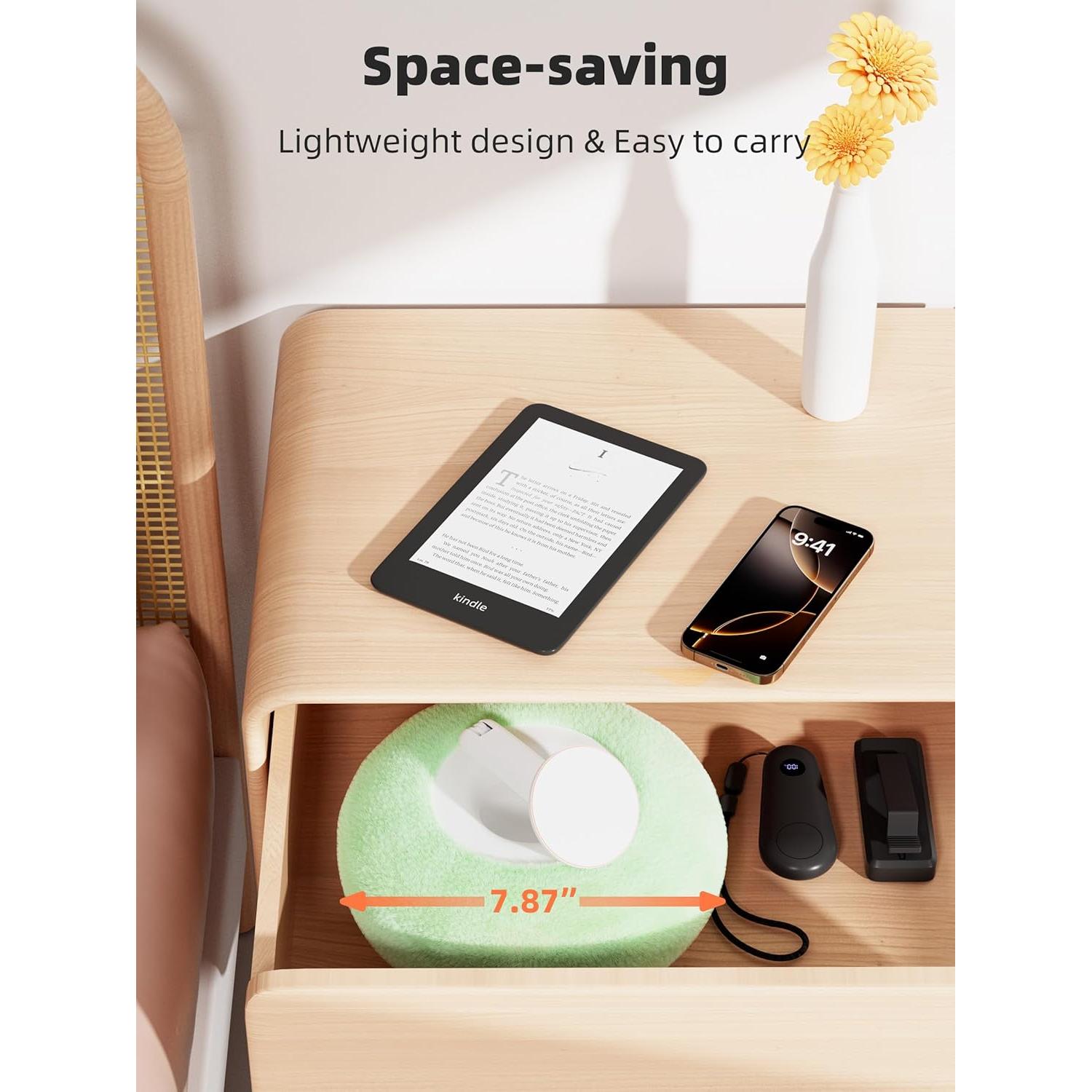 Soporte Magnético para Kindle y Teléfonos - Verde, Ajustable 360°