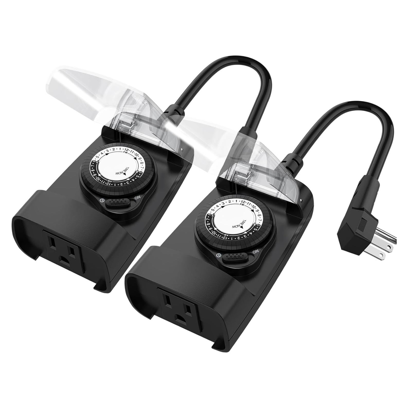 Temporizador Mecánico Exterior G-Homa 48 Configuraciones 15A