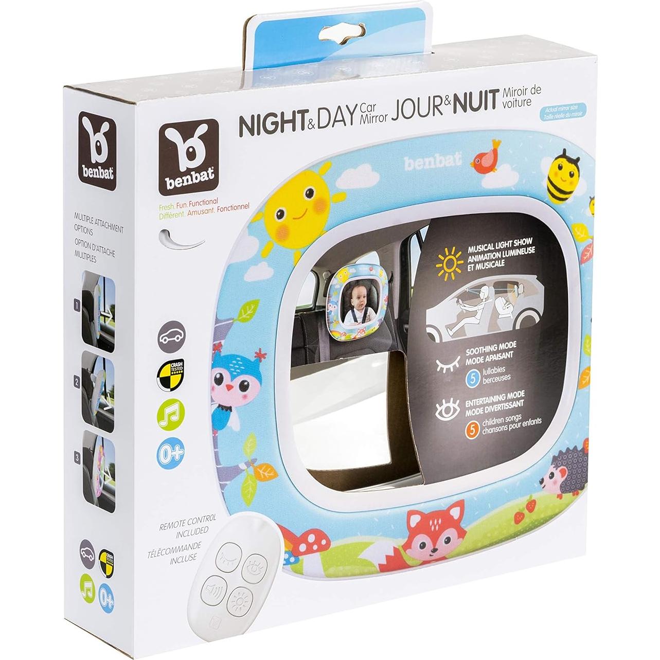 Espejo de Coche para Bebés BenBat - Seguridad y Entretenimiento