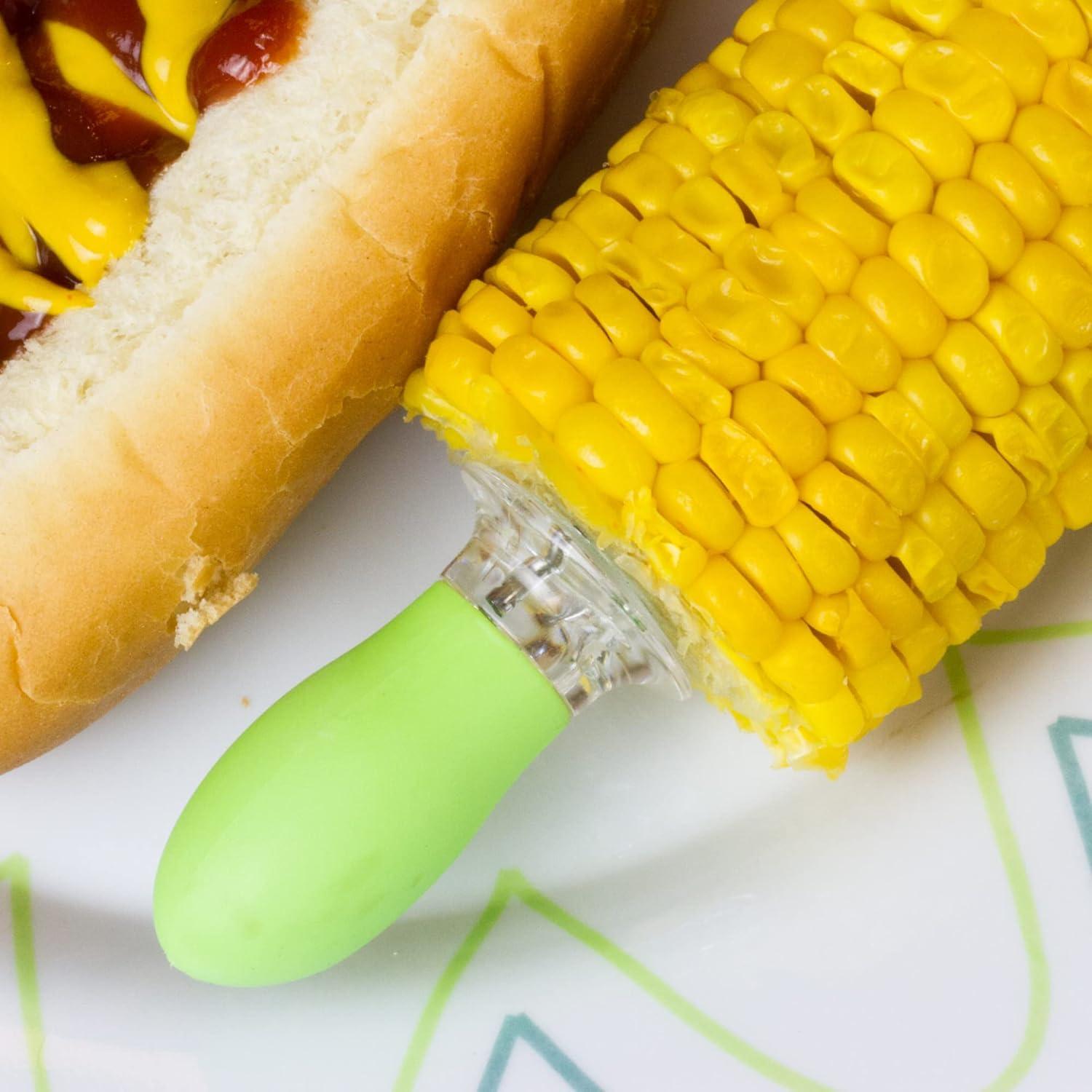 Soportes de maíz Chef Craft EZ Store, juego de 8 piezas, colores variados