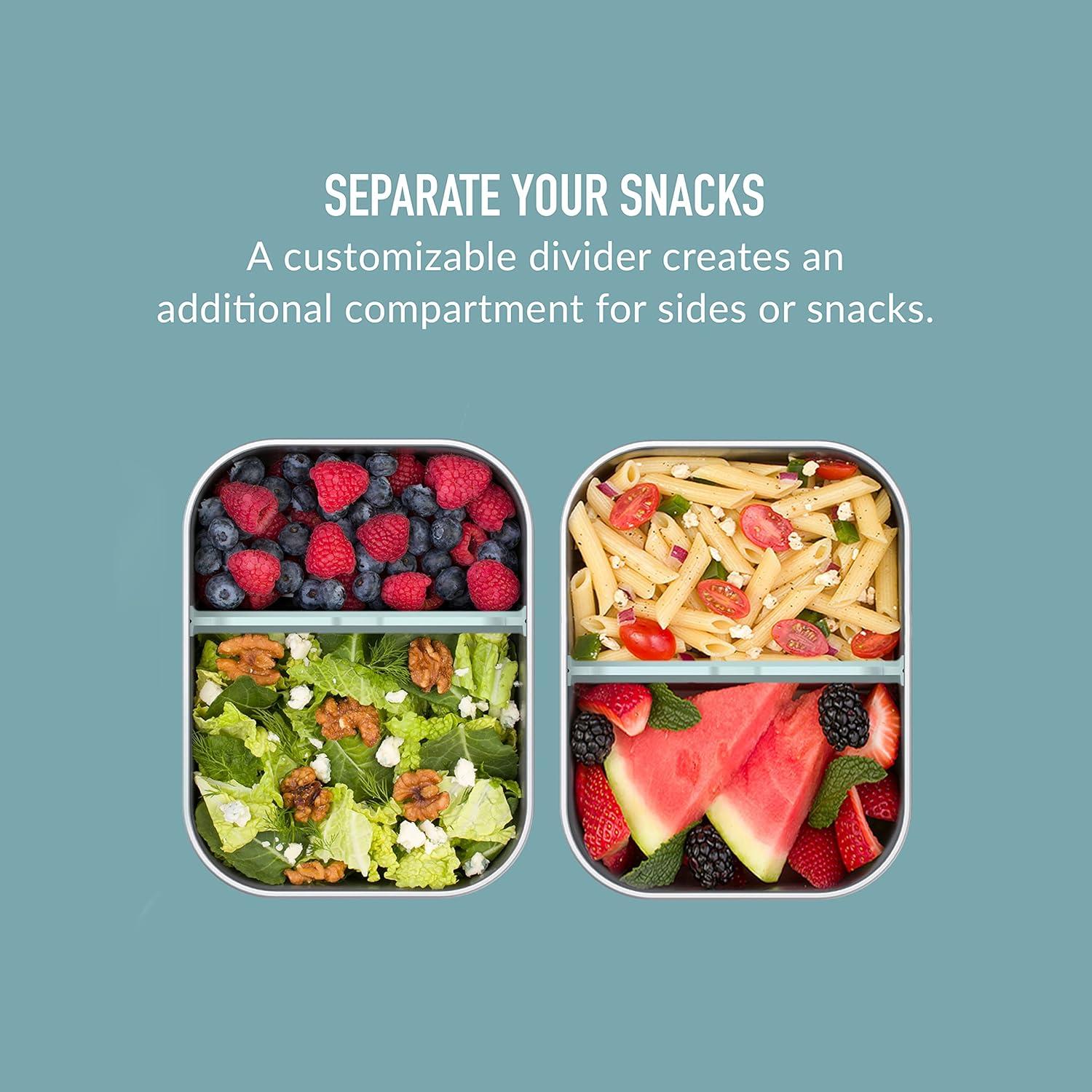 Fiambrera Bentgo MicroSteel a Prueba de Fugas 1200 mL Aqua