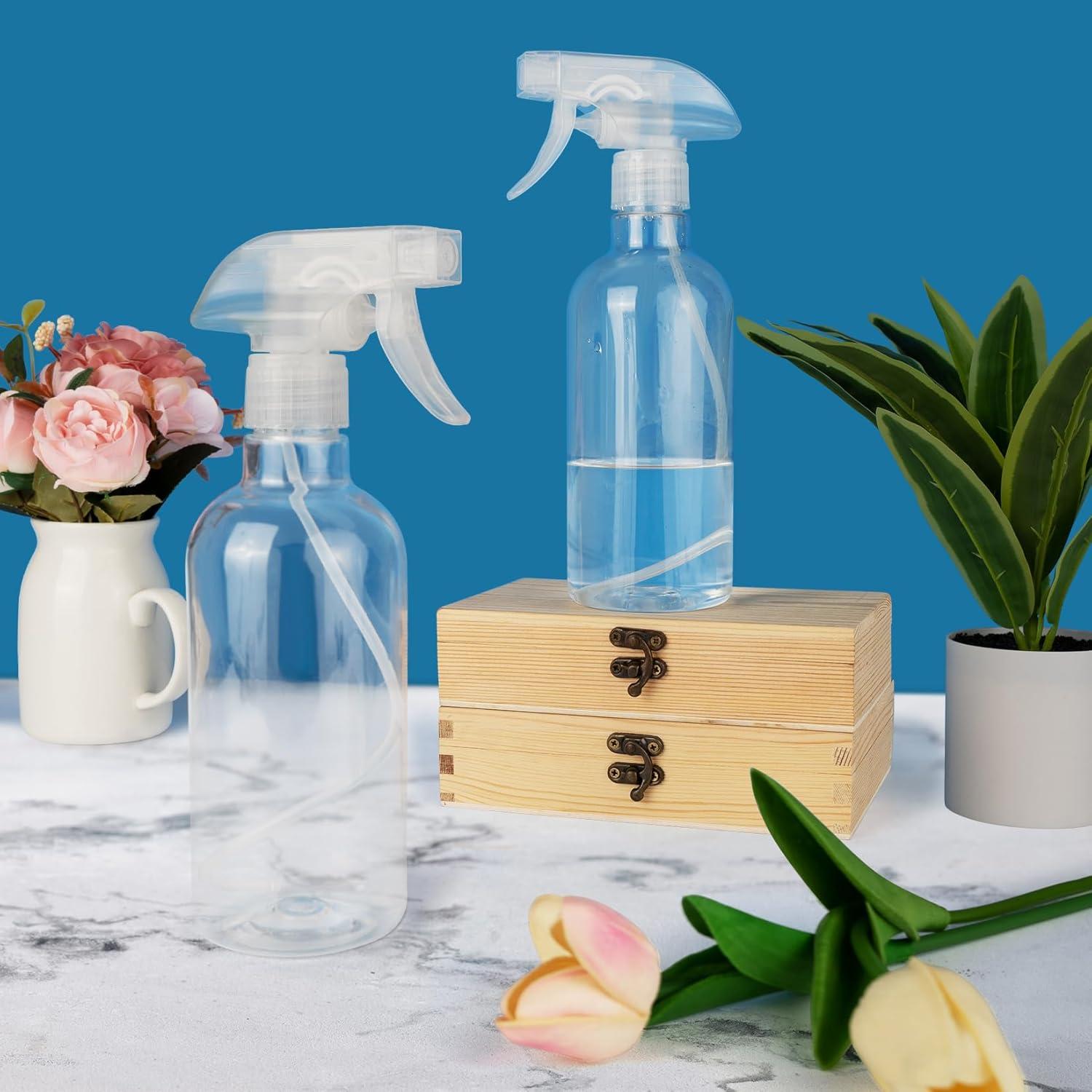 Botellas de Spray DIYSELF 2 Pack 500ml Ajustables Transparentes