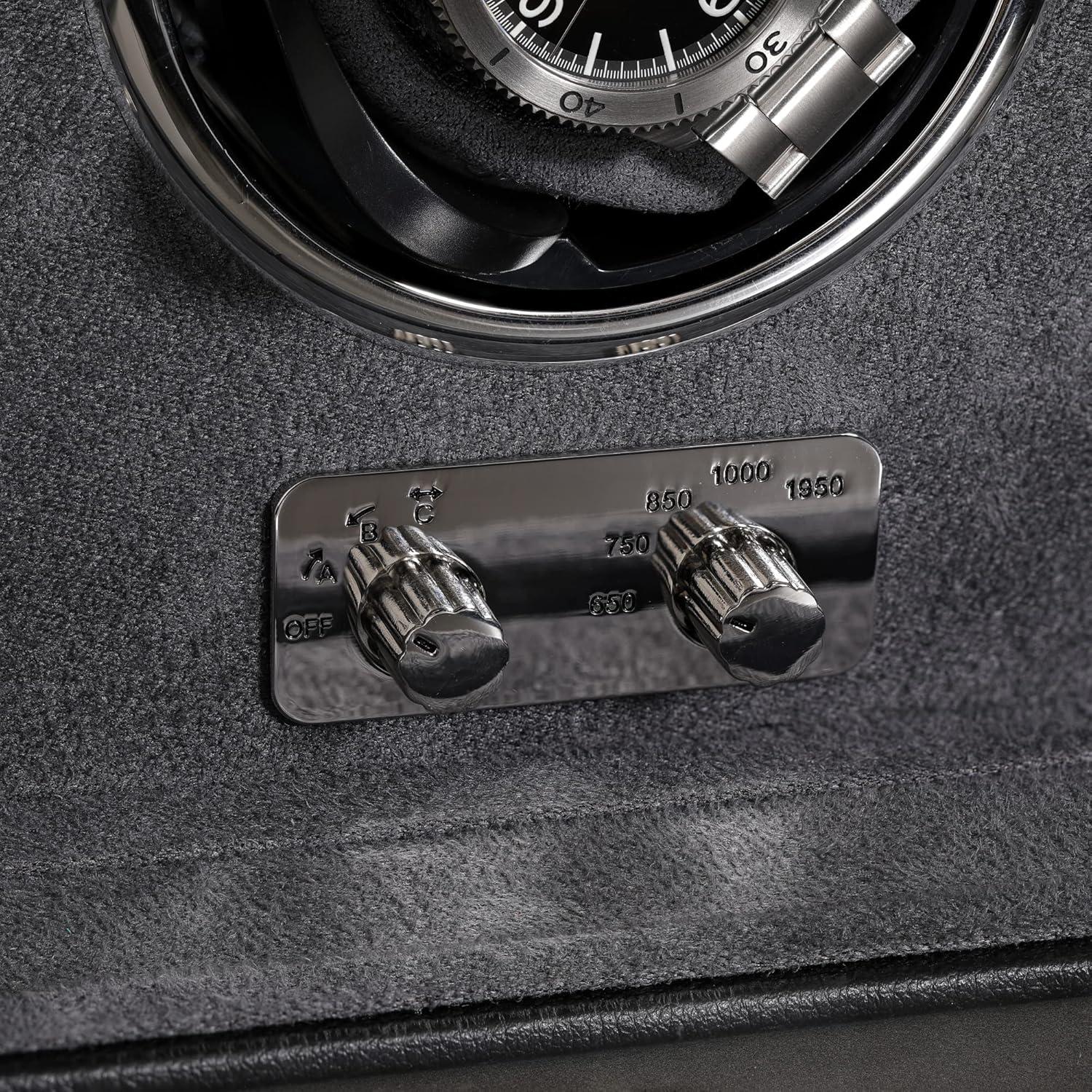 Enrollador de Relojes Automáticos ROTHWELL Triple Negro/Grey