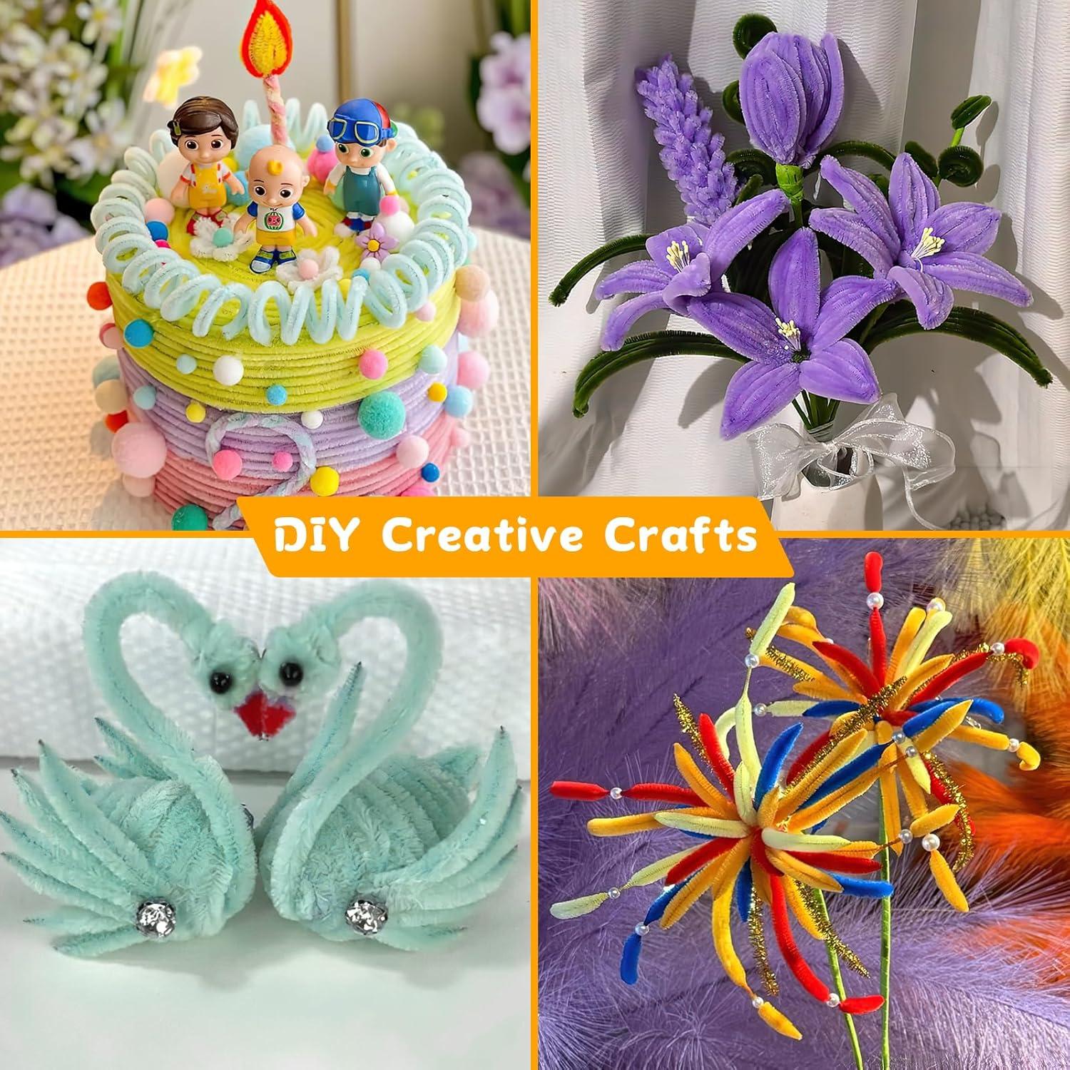 300 Limpiapipas Multicolor Opvixi 30 cm x 6 mm para Manualidades