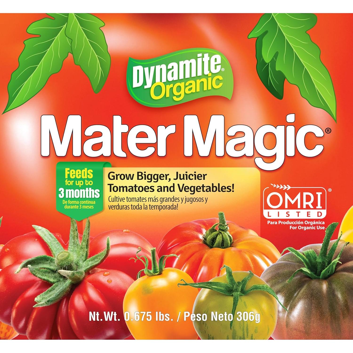 Fertilizante Orgánico Dynamite Mater Magic 0.305 kg para Tomates