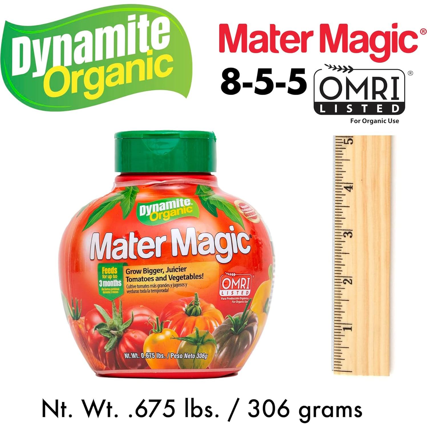 Fertilizante Orgánico Dynamite Mater Magic 0.305 kg para Tomates