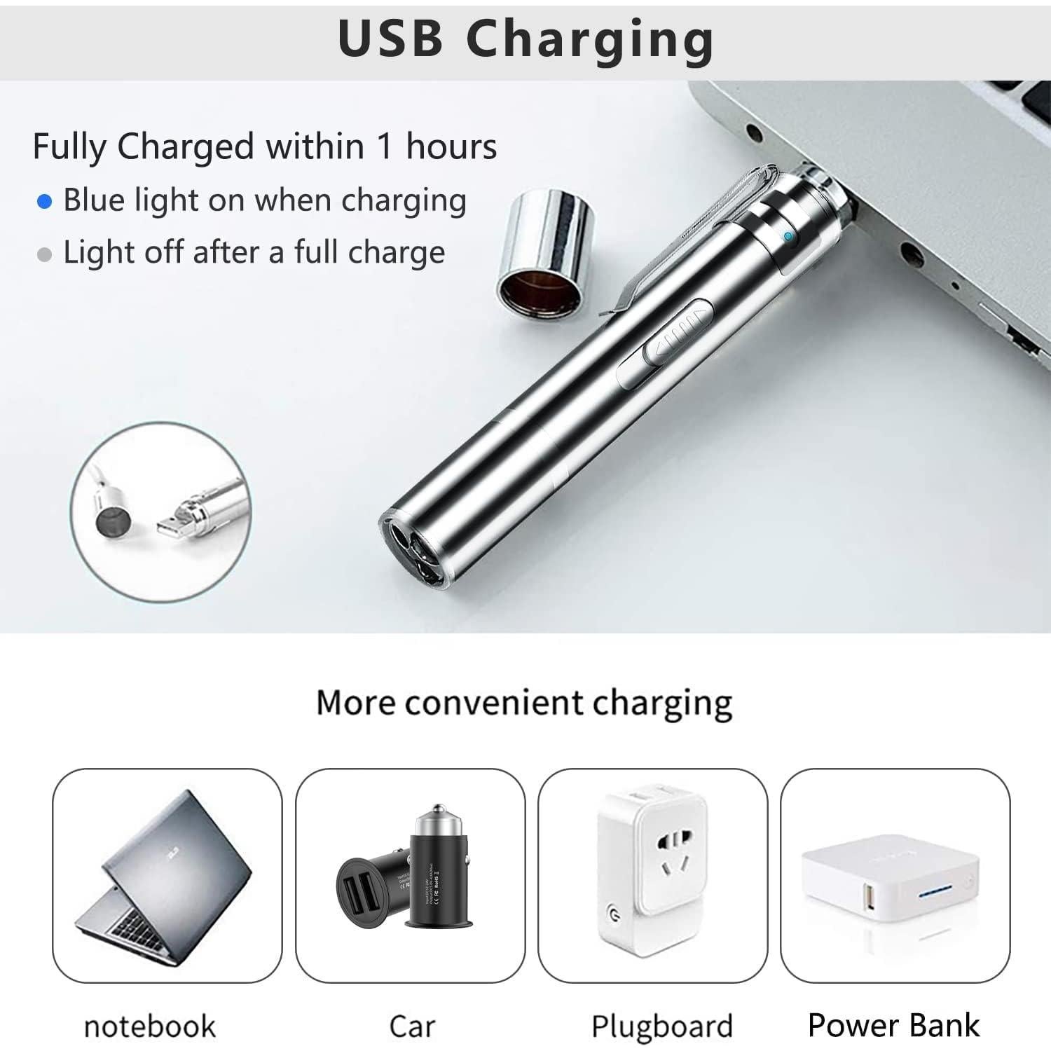 Puntero Láser para Gatos Gris - Juguete Interactivo Recargable