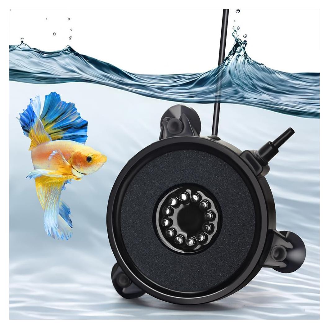 Disco Burbujeante LED para Acuario DaToo 10.4cm Multicolor