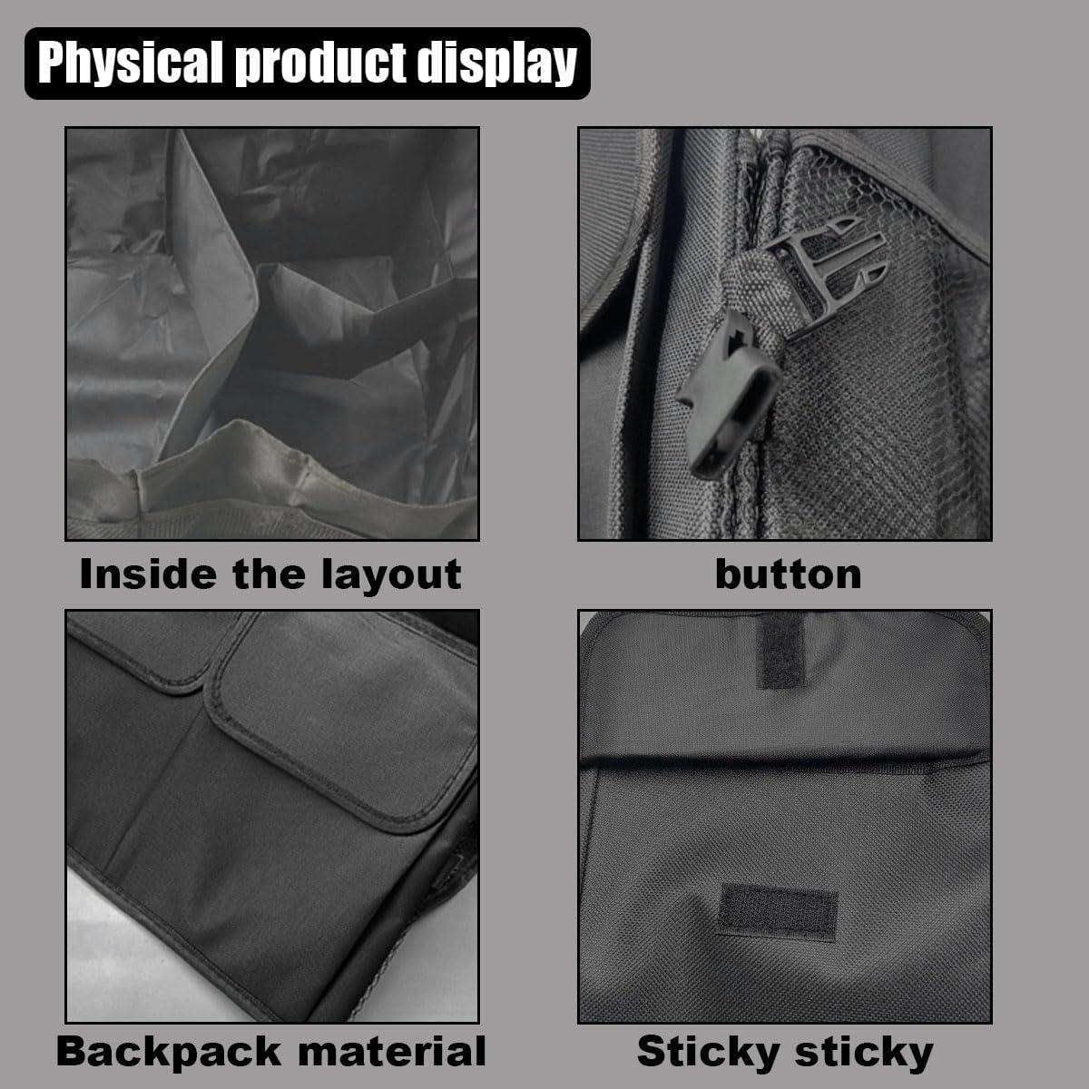 Organizador de Maletero Plegable GLSOWEE Negro 53.5x38x26 cm