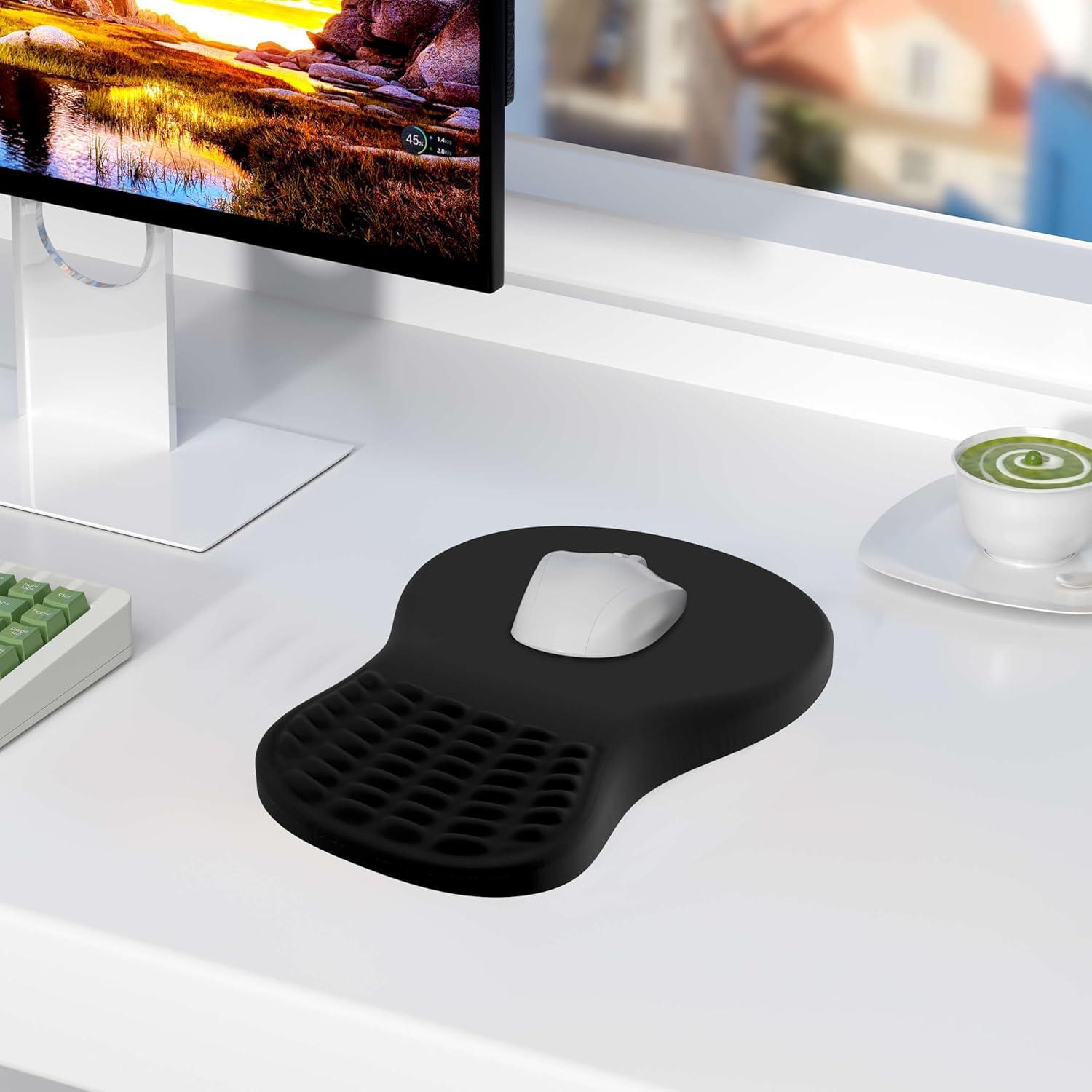 Almohadilla Ergonómica para Ratón MEKASS con Reposamuñecas