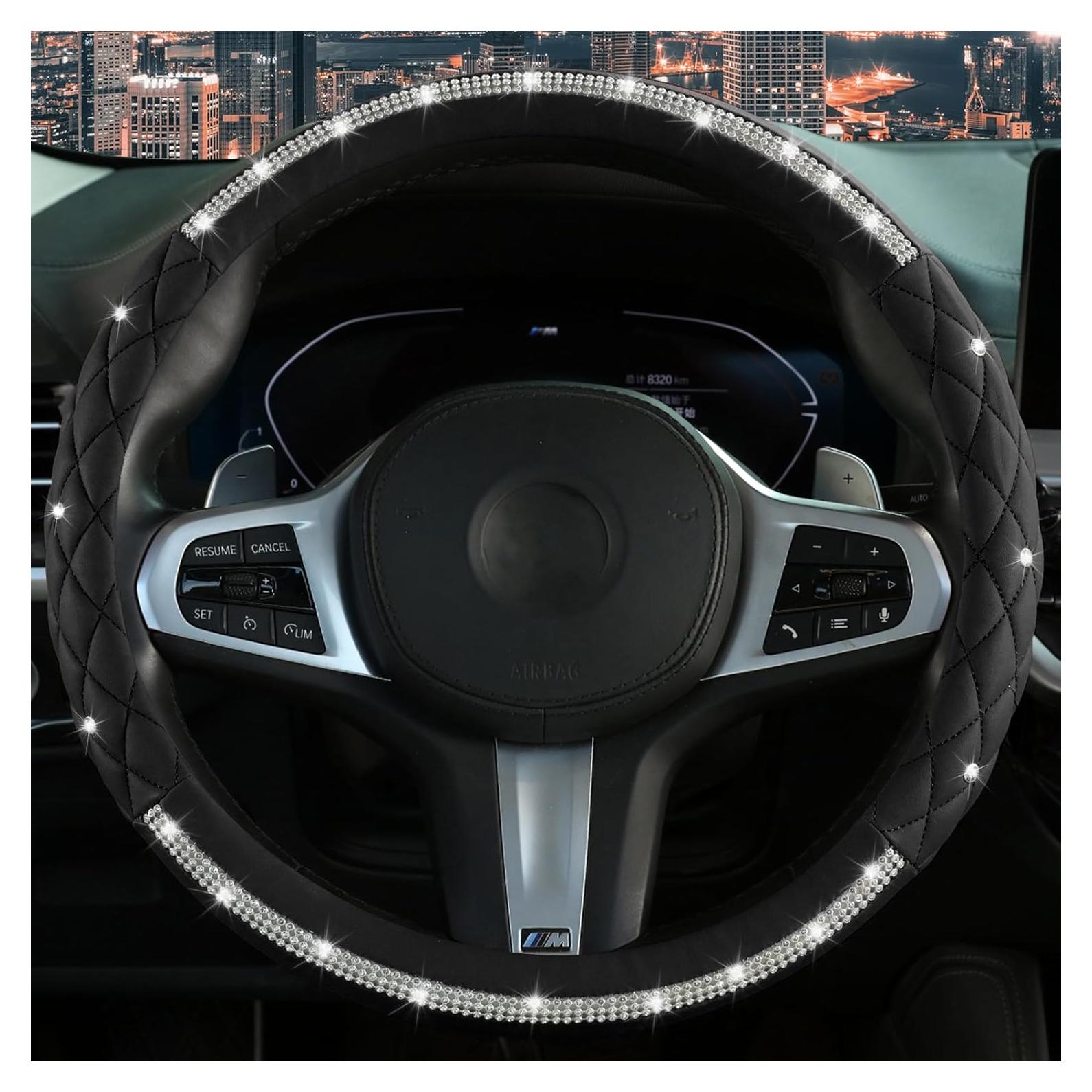 Cubierta de Volante Antideslizante LANPU SURE LPFS1 37-38 cm Negro