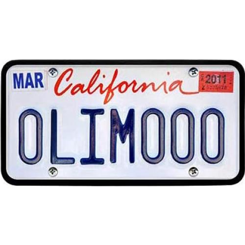 Soporte de Placa de Licencia LFPartS Acero Inoxidable Negro