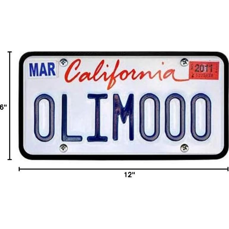 Soporte de Placa de Licencia LFPartS Acero Inoxidable Negro