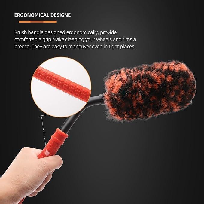 Juego de Cepillos de Limpieza para Ruedas SPTA 2 Piezas